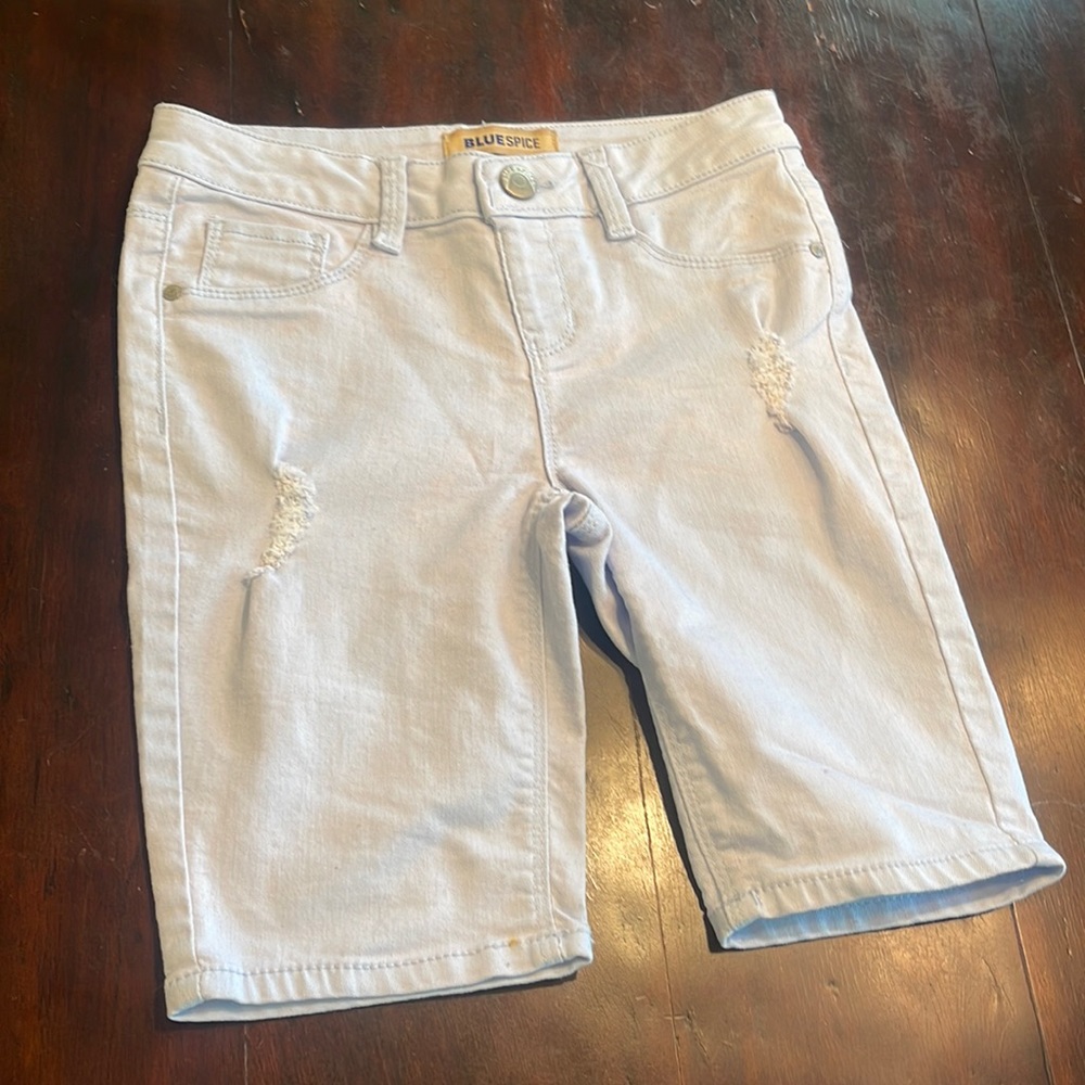 Blue Spice Jean shorts (Long)